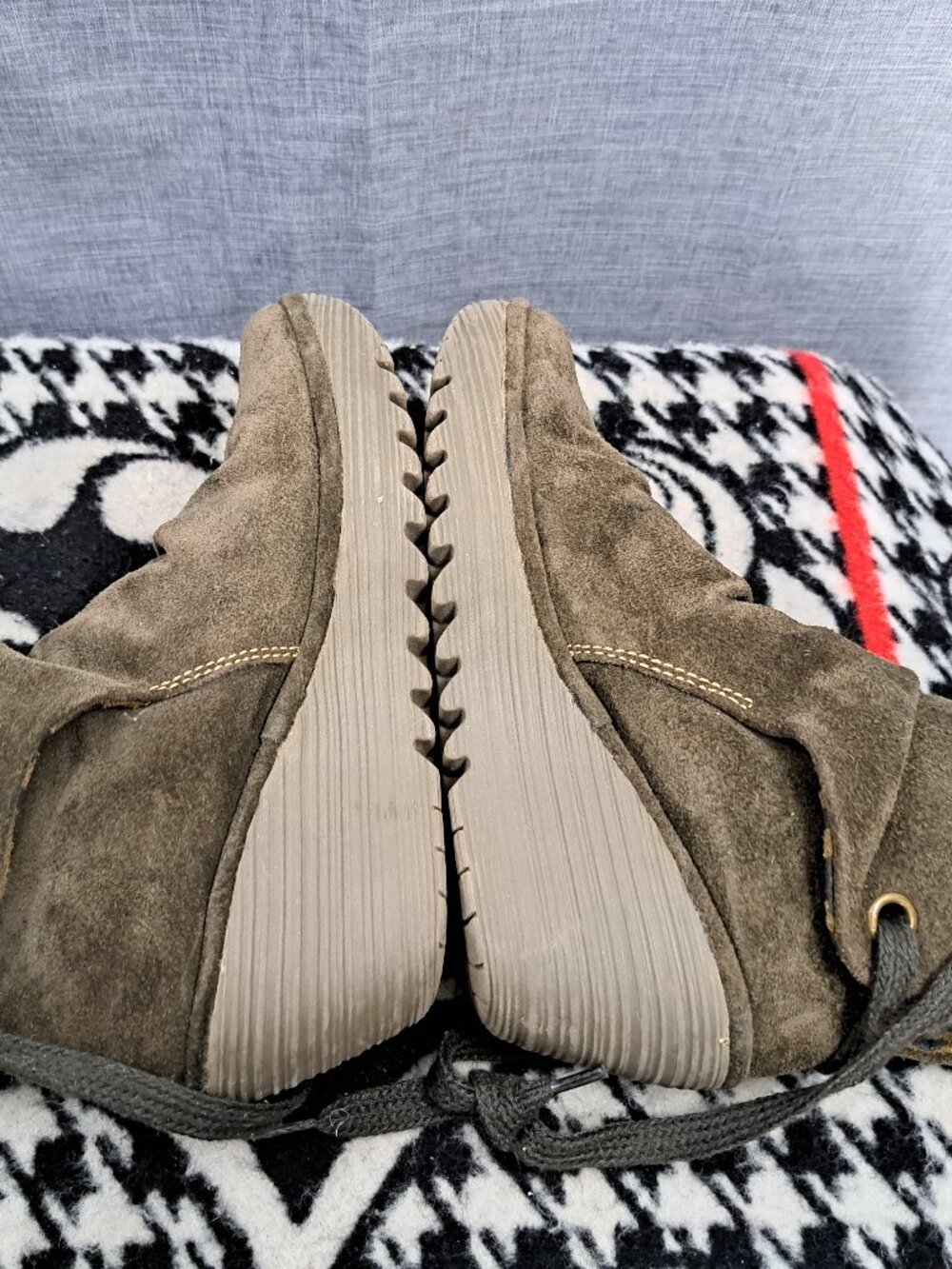 Fly London Yip Suede Wedge Ankle Booties Womens US Size 7 EU 37 - Picture 10 of 12